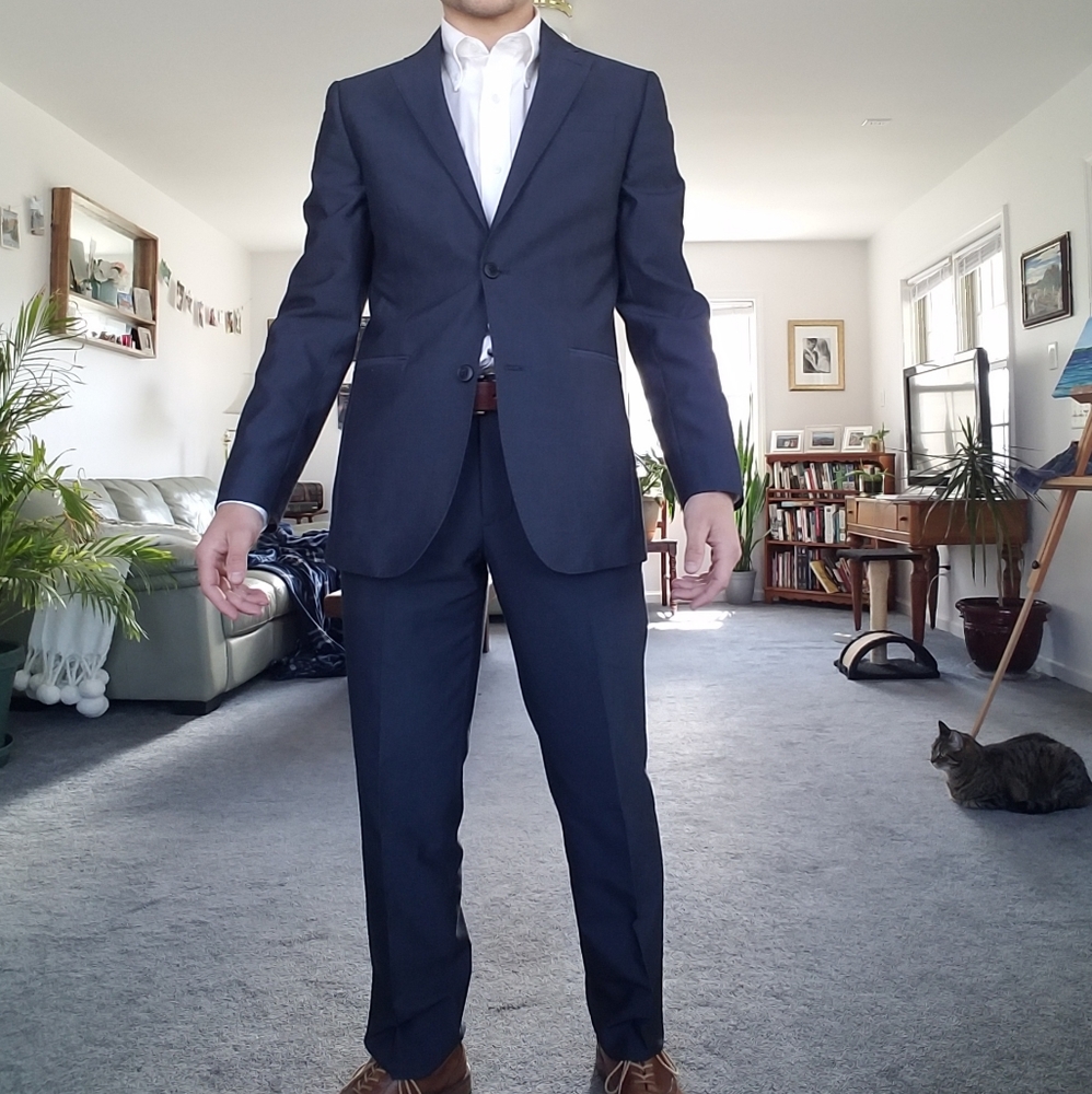 JF Ferrar Navy Slim Suit (J: 36R; P: 30x30)